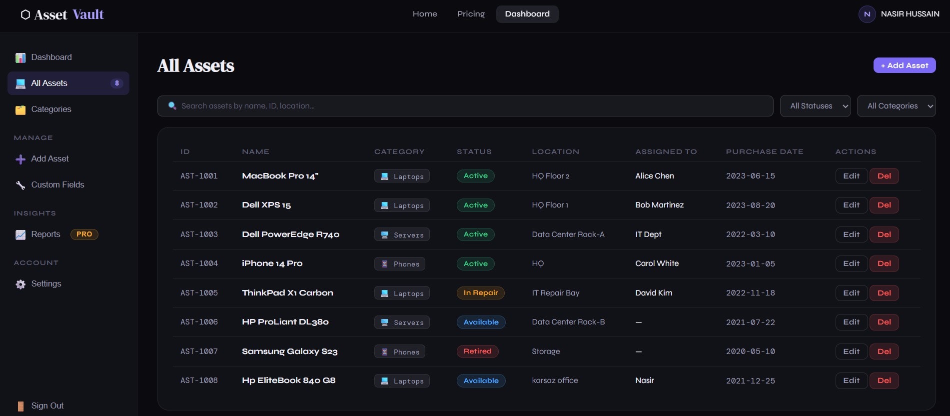 AssetVault — IT Inventory Management gallery image