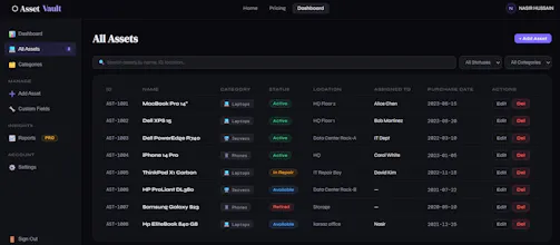 AssetVault — IT Inventory Management gallery image