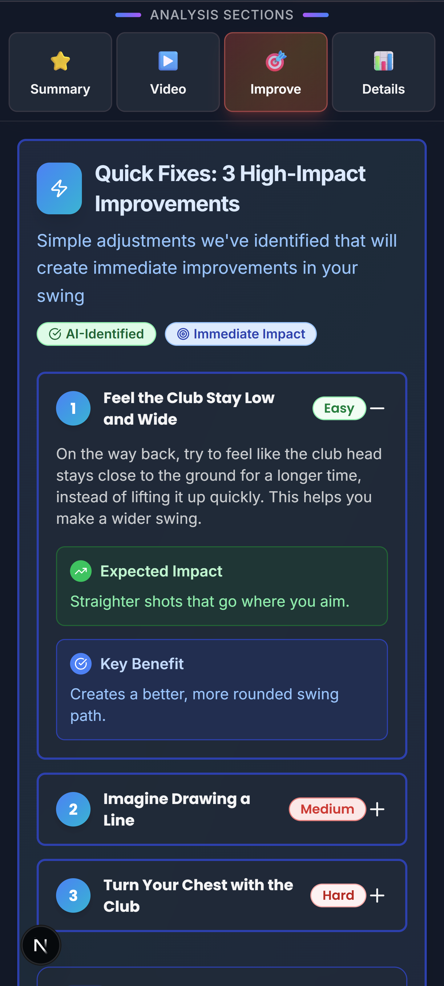 SwingSight - Screenshot 3 preview