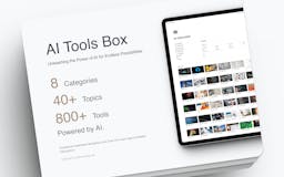 AI Toolbox: 8 Categories,  800 Apps media 1