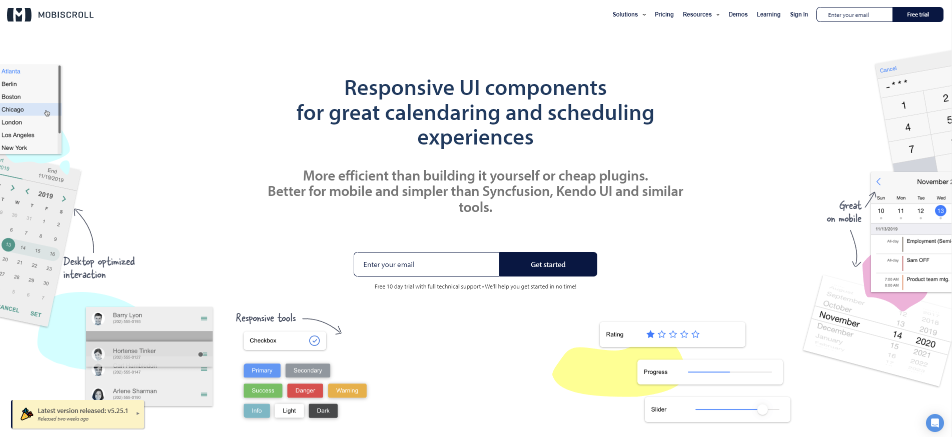 Mobiscroll gallery image
