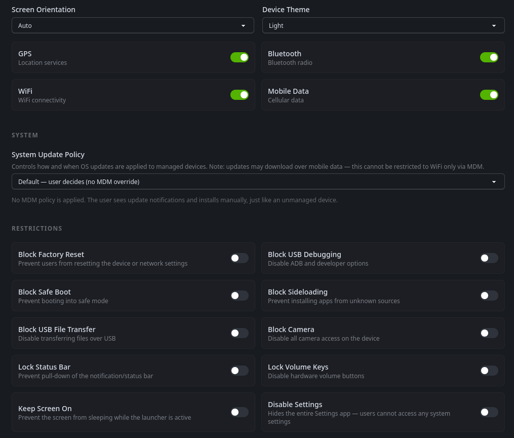 DroidMDM gallery image