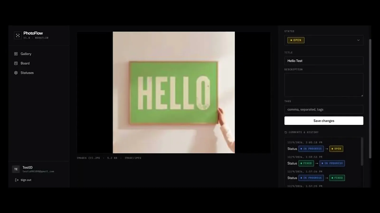 PhotoFlow — Screenshot Workflow screenshot 1 (video preview)