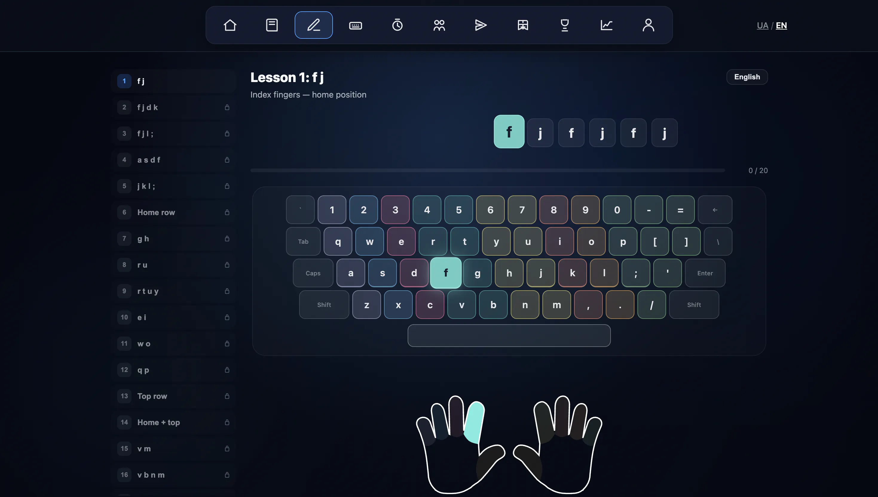 YouType - Modern Touch Typing Trainer 專案橫幅