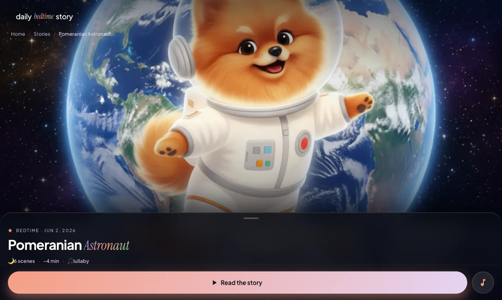 Daily Bedtime Story screenshot 1