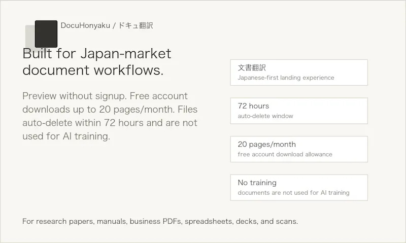 DocuHonyaku screenshot 5