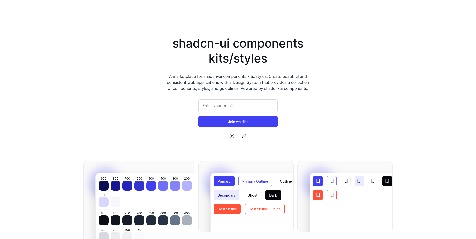 Média SHADCN UI Marketplace 3