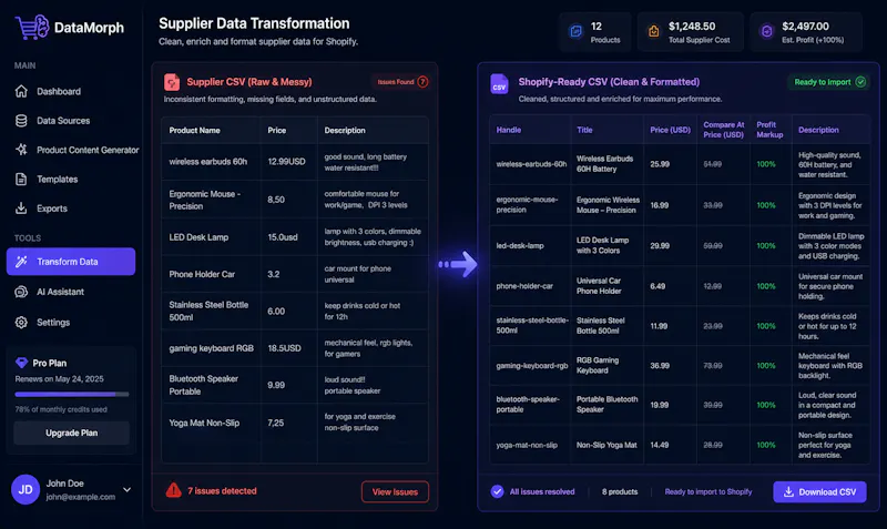 DataMorph screenshot 3