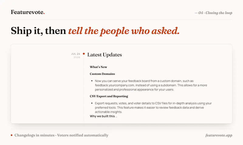 Featurevote 2.0 screenshot 6