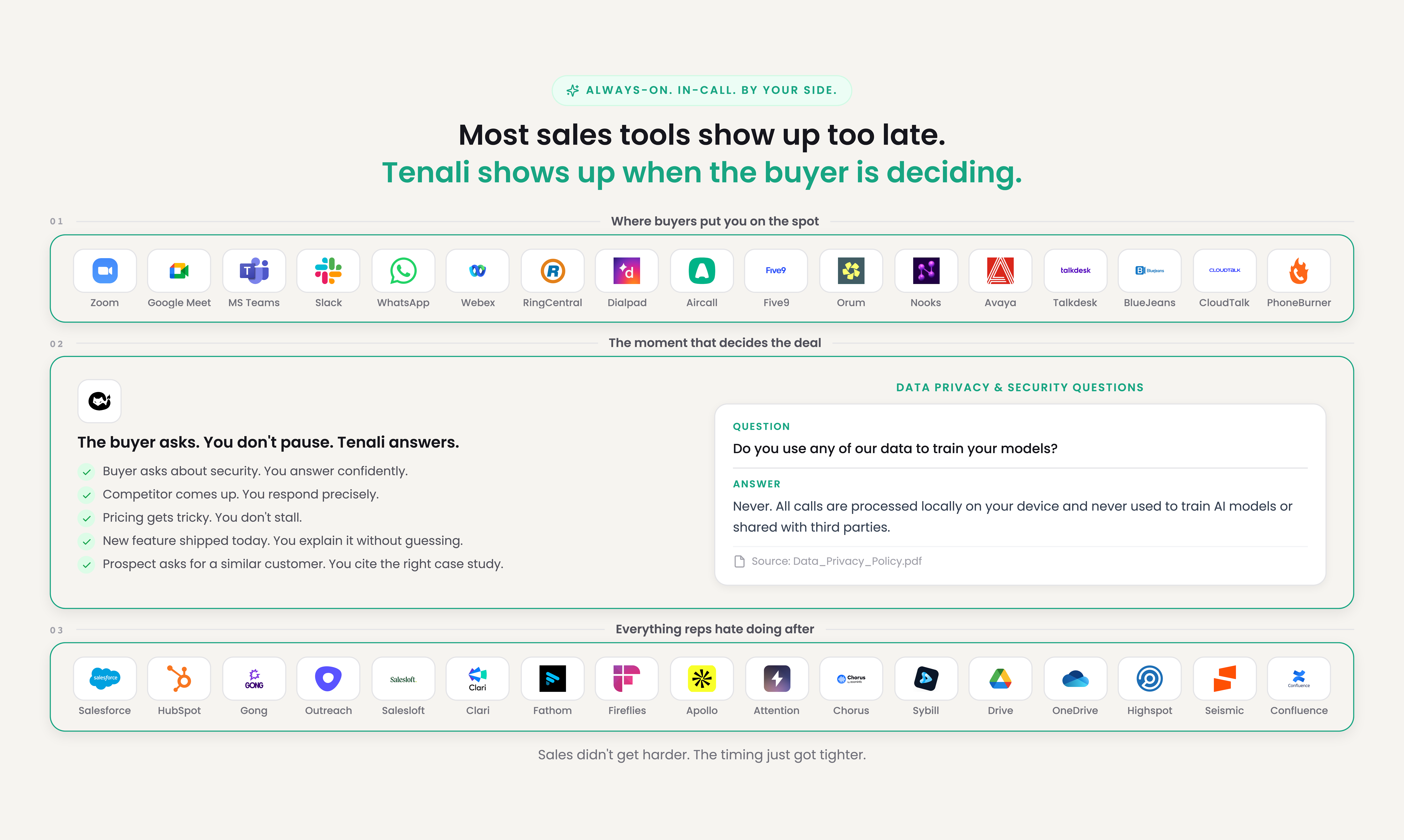 Tenali AI Real Time In-Call Intelligence gallery image