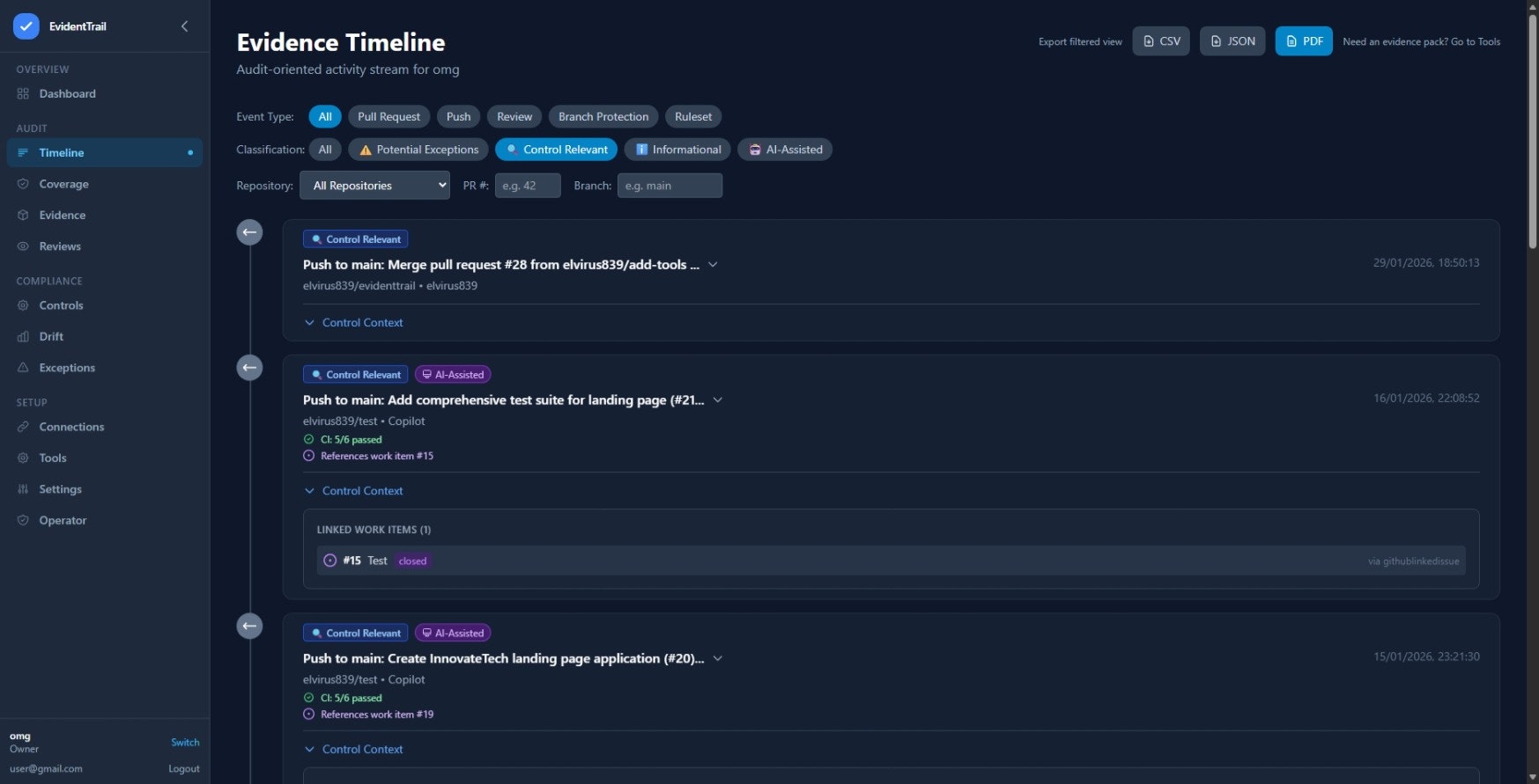 EvidentTrail gallery image