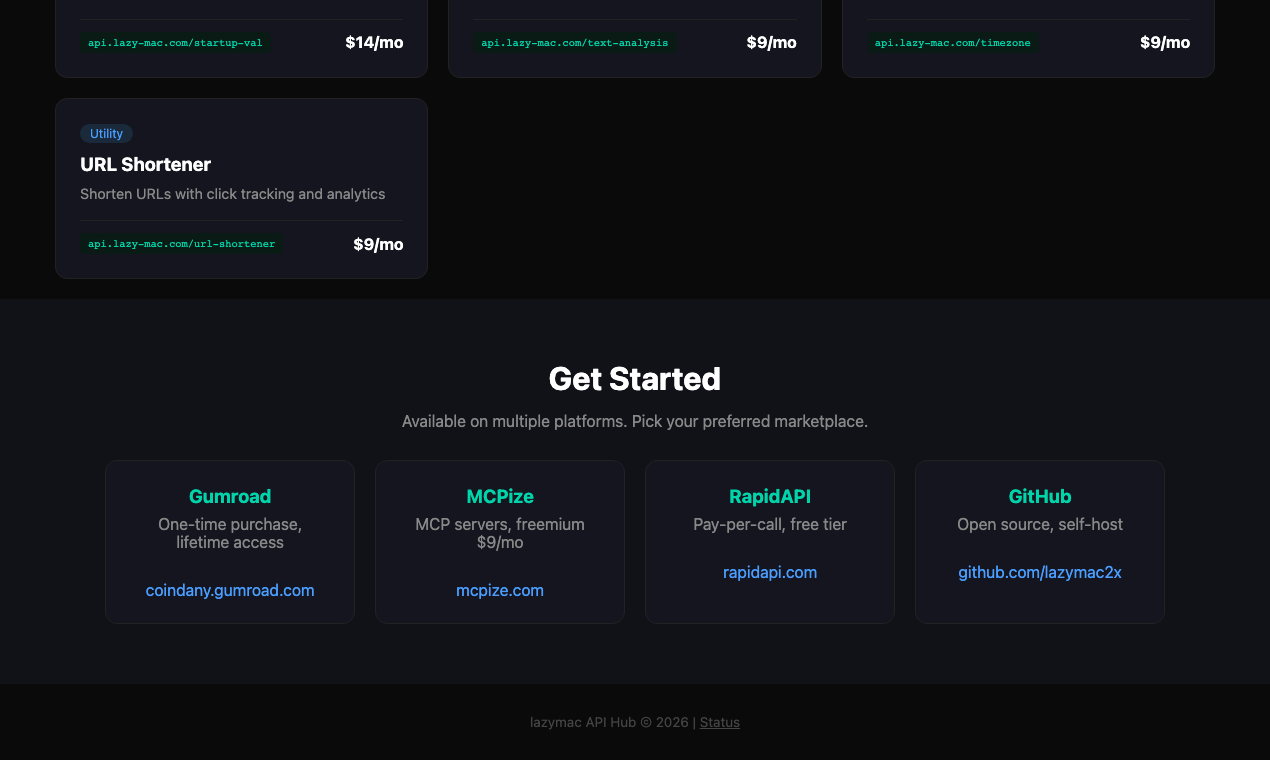lazymac API Hub gallery image