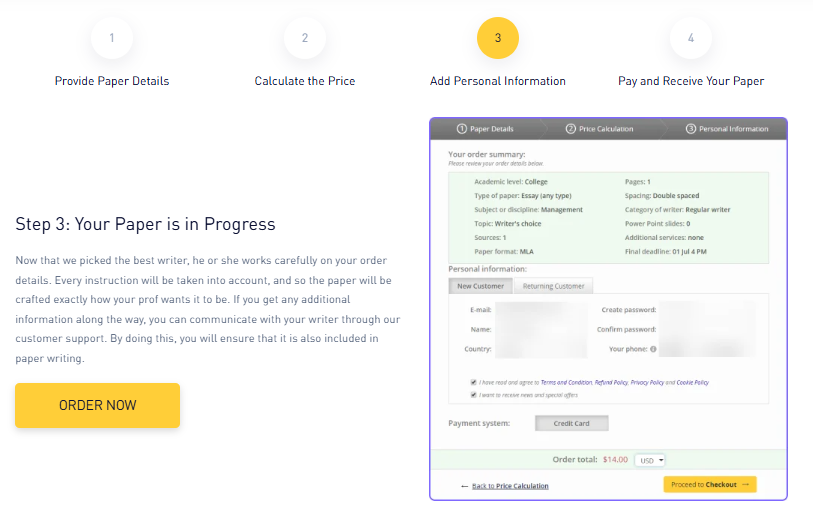 WriteAnyPapers.com - Screenshot 2 showing product features and functionality