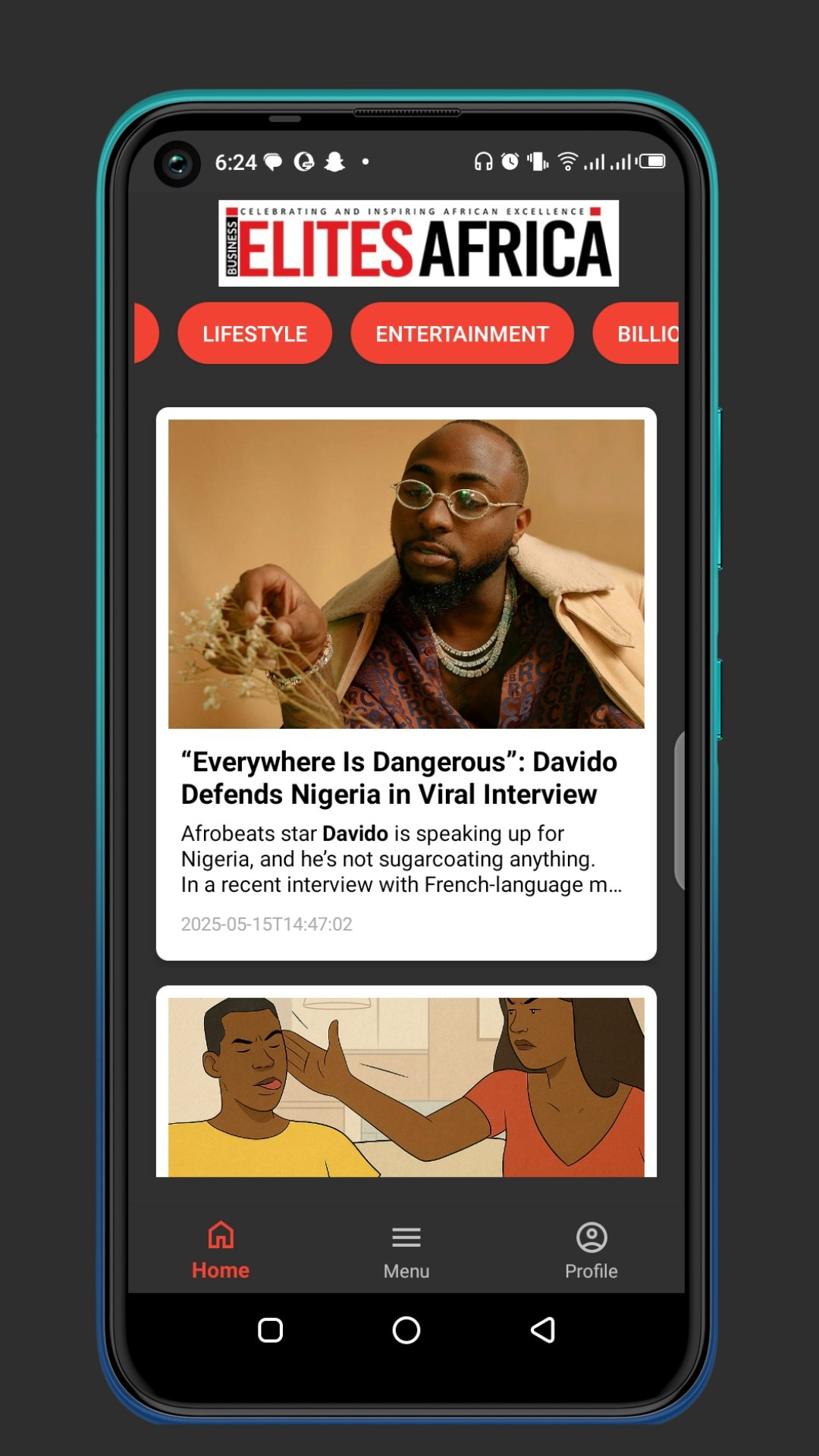 Business Elites Africa News App - Африканское новостное приложение № 1-Daily Insights, обновления в реальном времени медиа 1