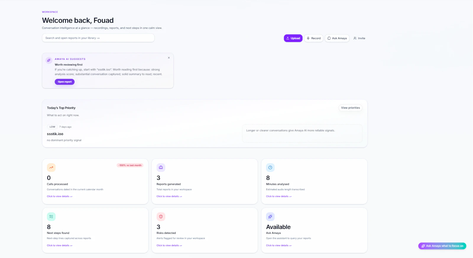Amaya AI screenshot 2