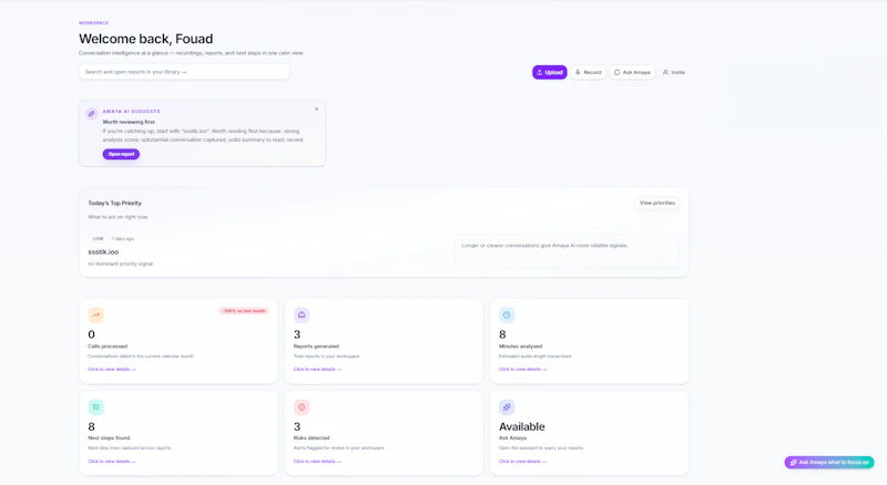 Amaya AI screenshot 2