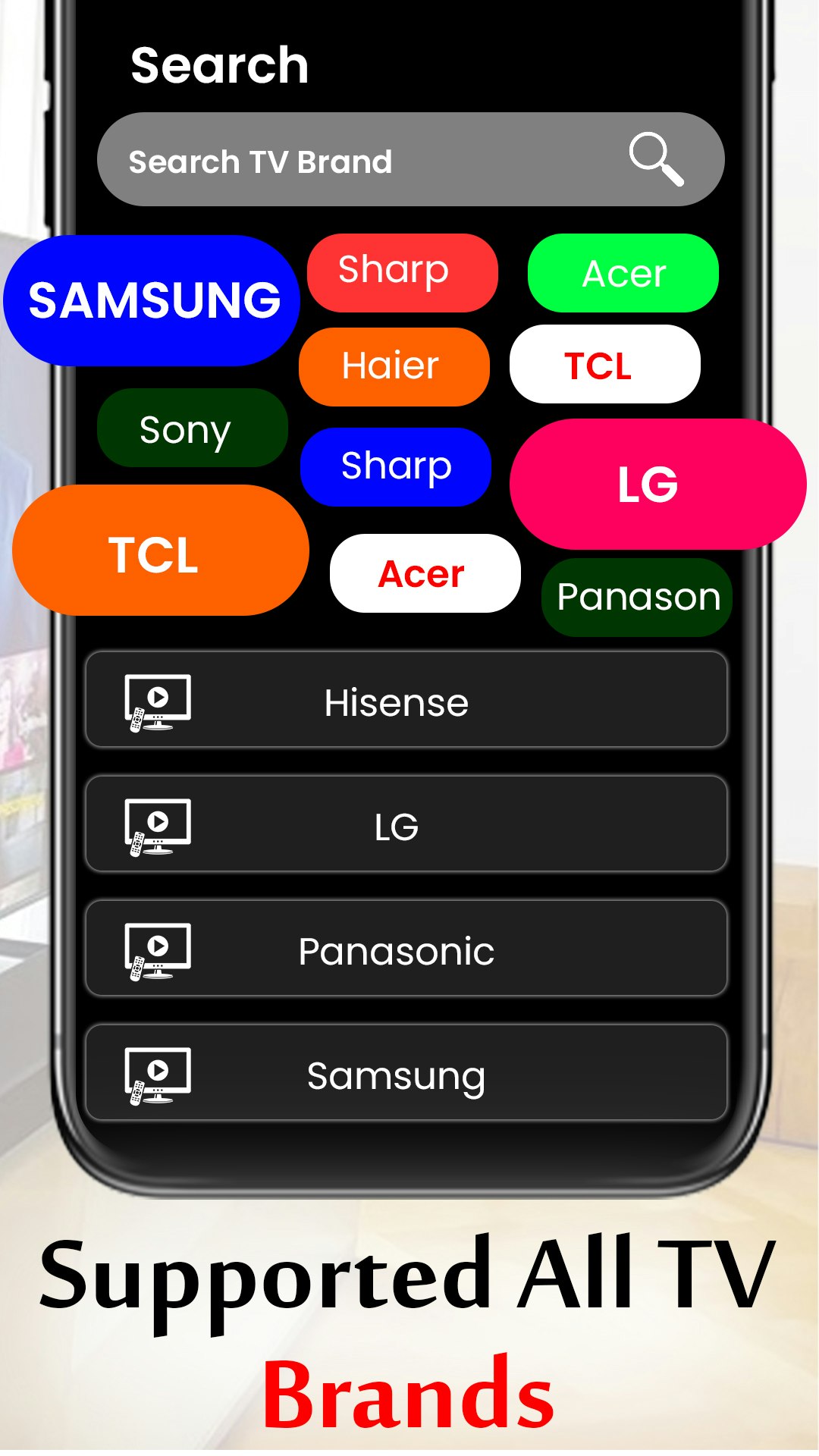 Mídia 1 de Aplicativo universal de controle remoto de TV - TV Remote que funciona para Android TV, bem como para TVs inteligentes