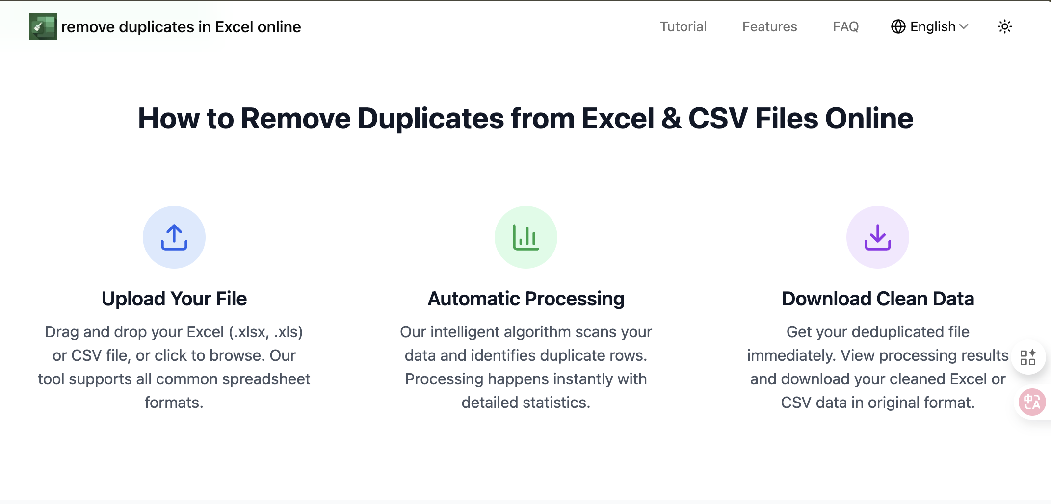 Remove Excel Duplicates Online - Screenshot 2 preview
