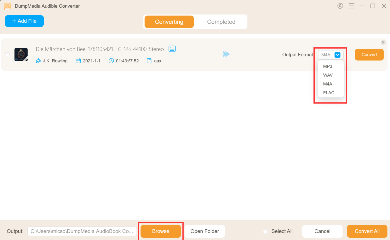 DUMPMEDIA Audible Converter - Audible AA & Aax를 MP3로 다운로드하여 변환하십시오 미디어 2