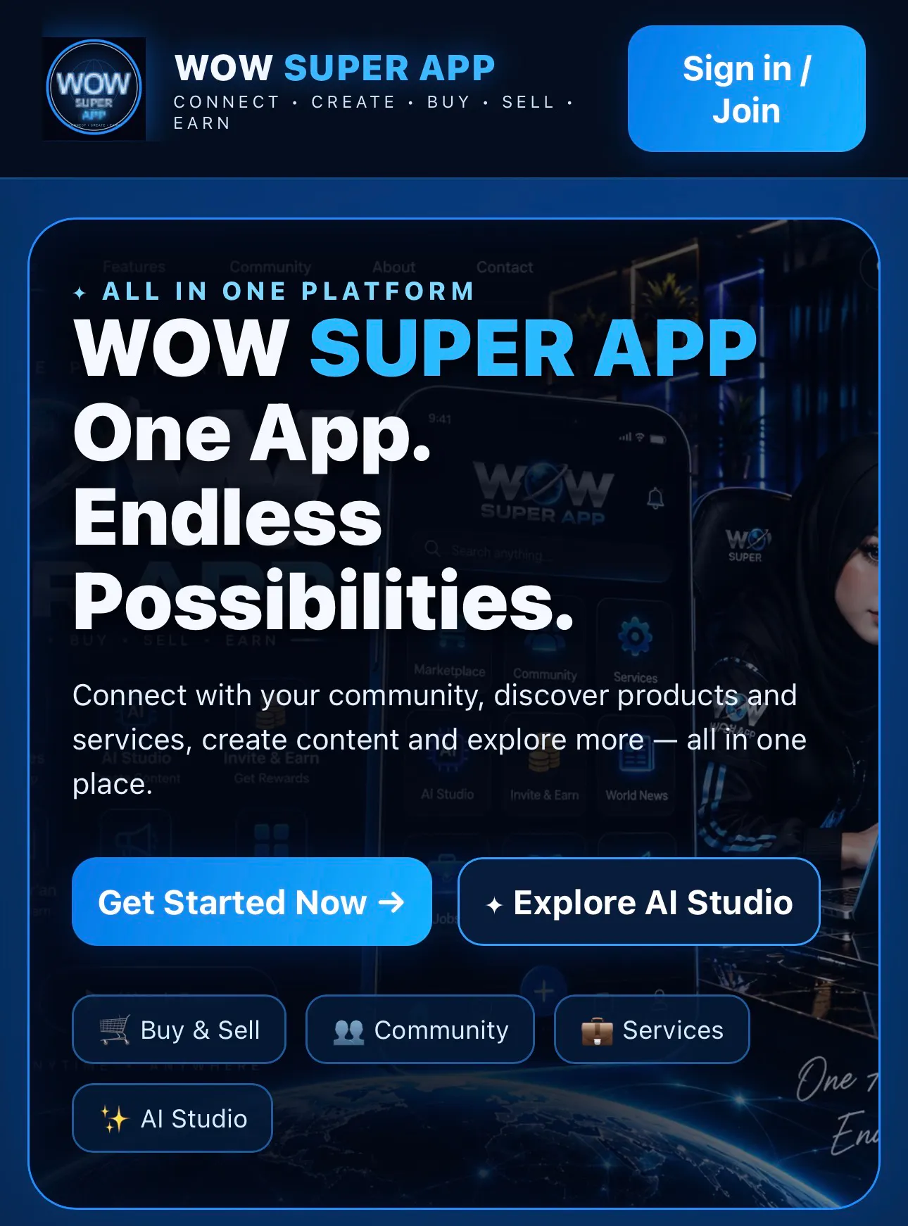 WOW super App gallery image