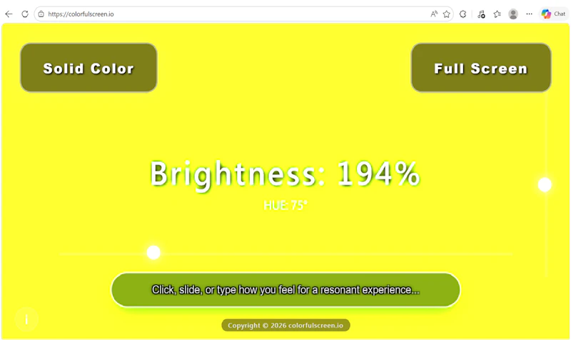 ColorfulScreen.io screenshot 3