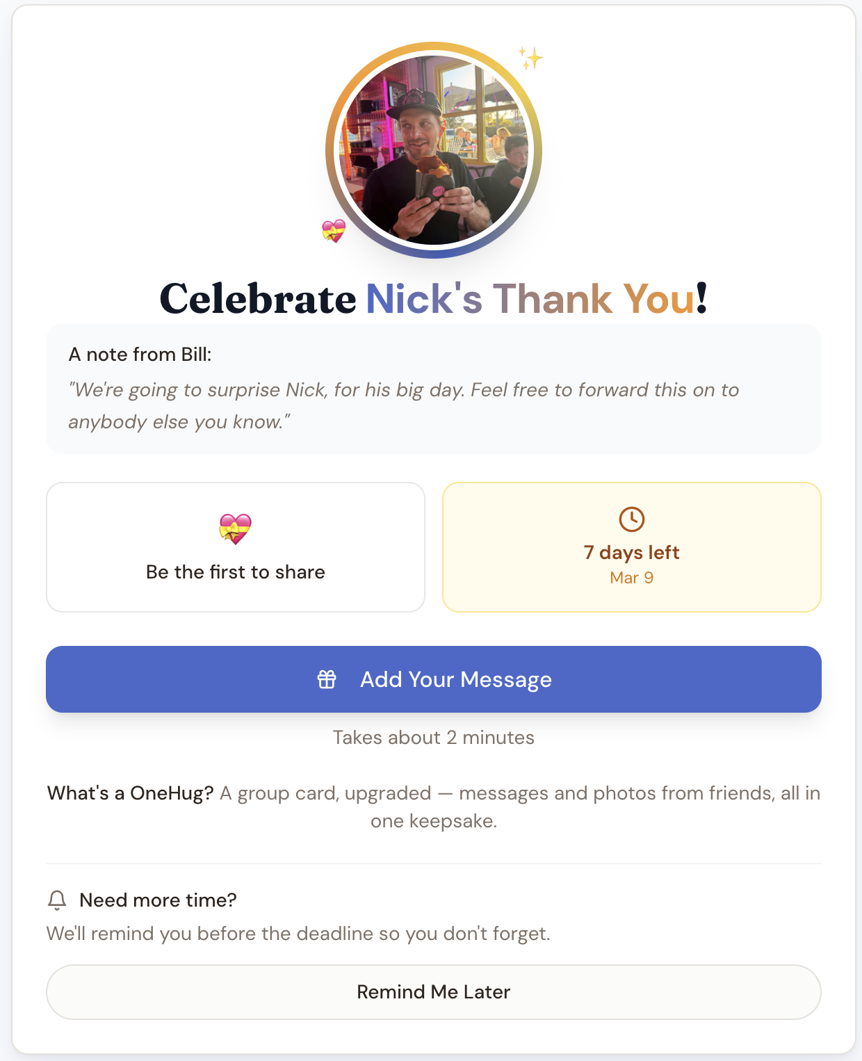 OneHug gallery image