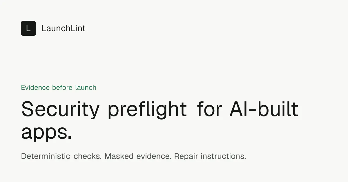 LaunchLint gallery image