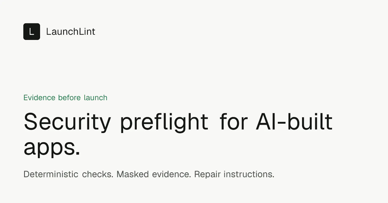 LaunchLint screenshot 1