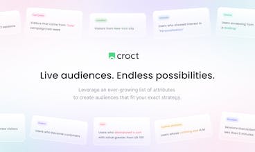 AI-powered website segmentation by Croct gallery image