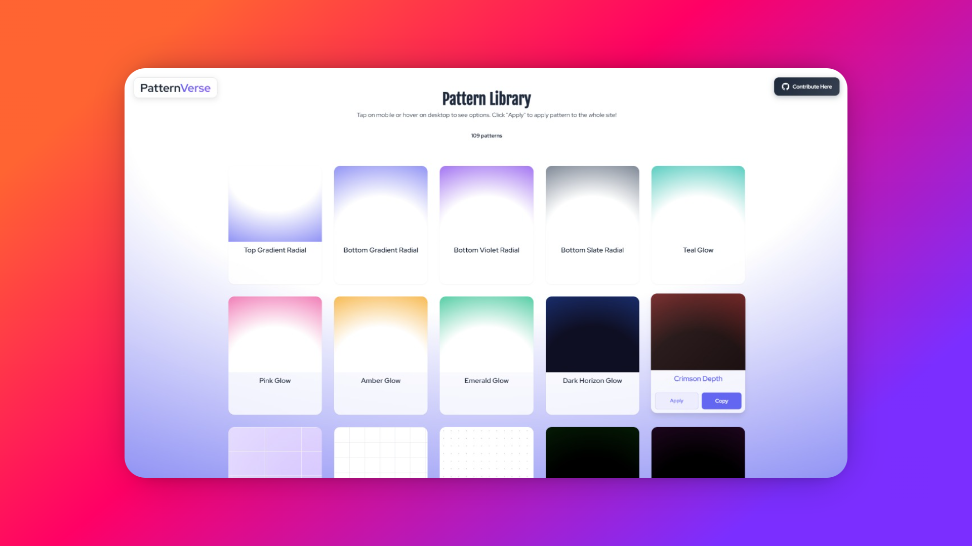 Média Vers de motif - De superbes arrière-plans CSS / Tailwind pour votre prochaine grande chose! 3