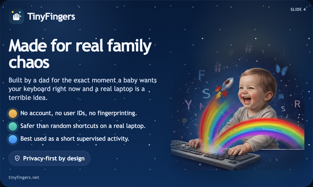 TinyFingers - Screenshot 4 showing product features and functionality