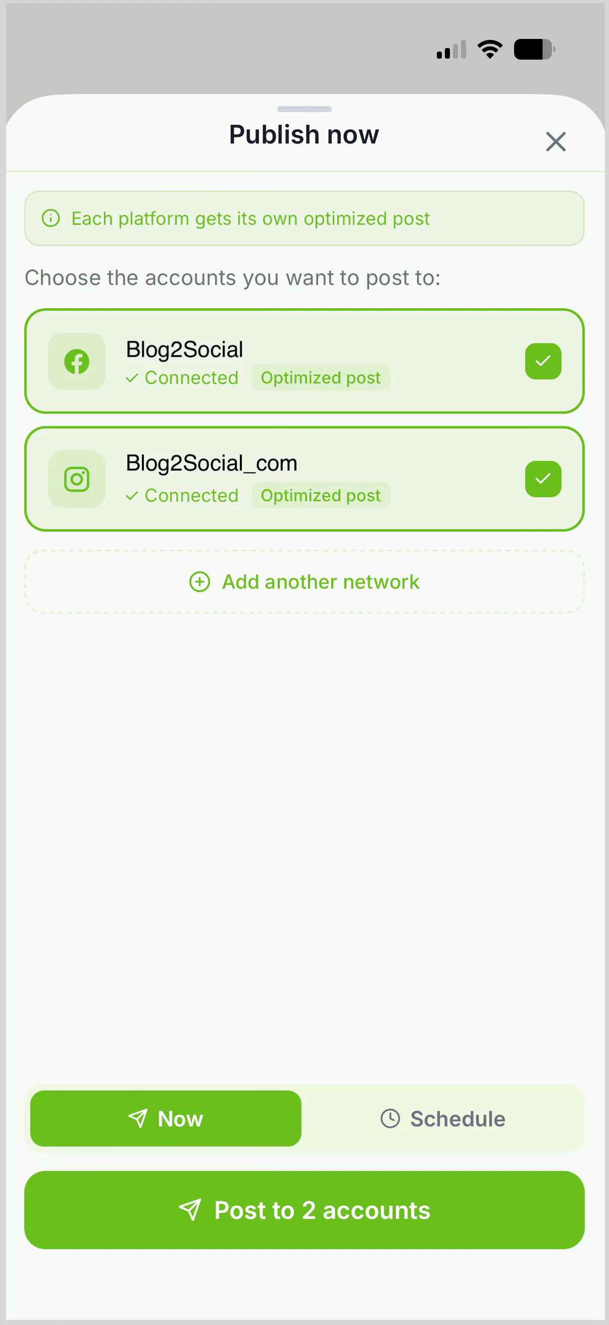 Mobile Social Media Publishing on the Go 截图 8