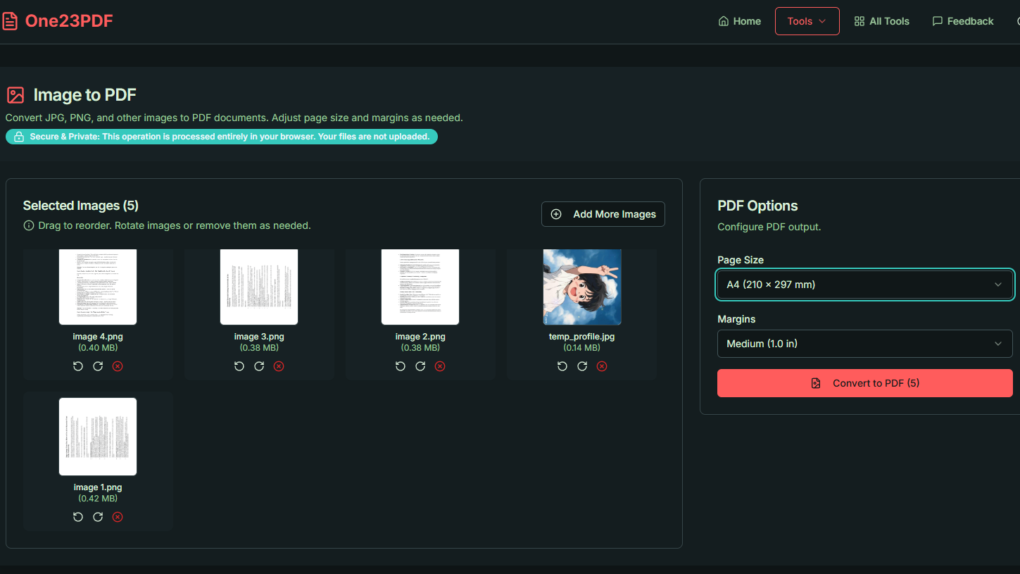 One23PDF - Your Free, Fast & Secure All-in-One PDF Toolkit media 3