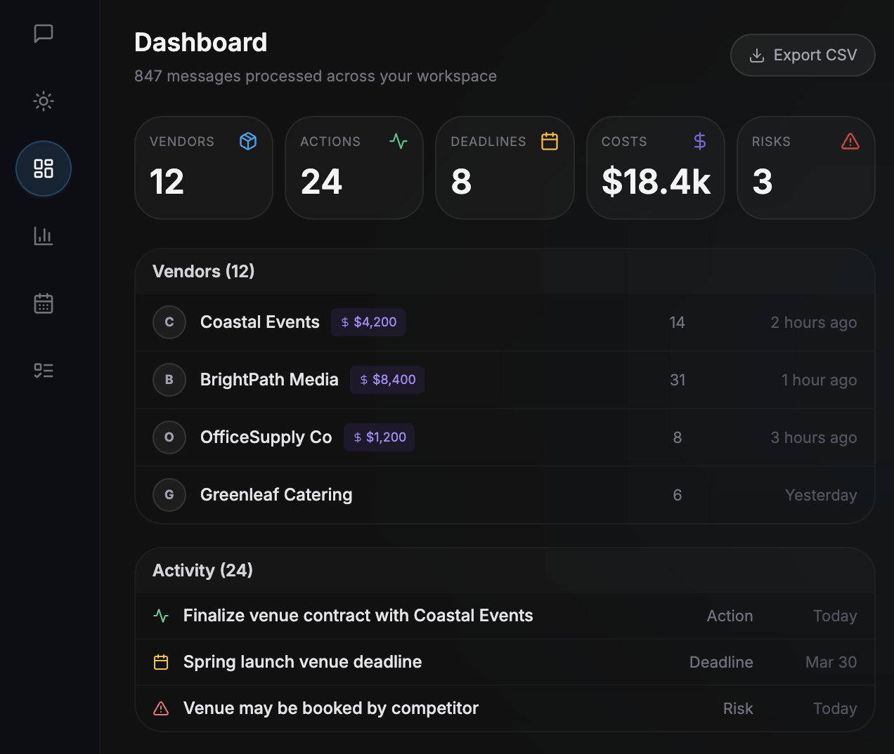 Squad - Main product screenshot demonstrating key features and user interface