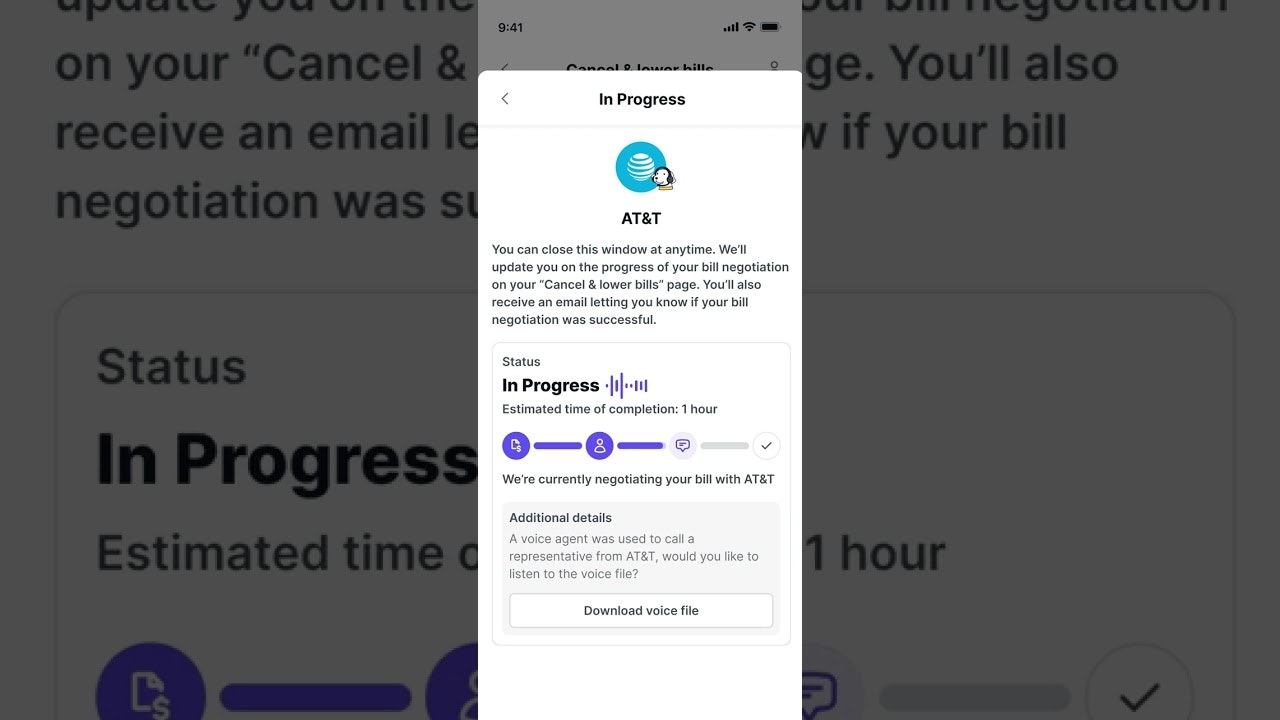 AI Bill Negotiation by Kudos gallery image