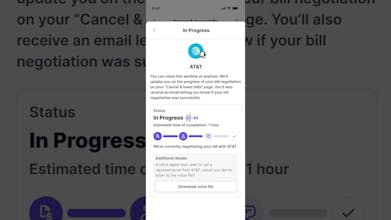 AI Bill Negotiation by Kudos gallery image