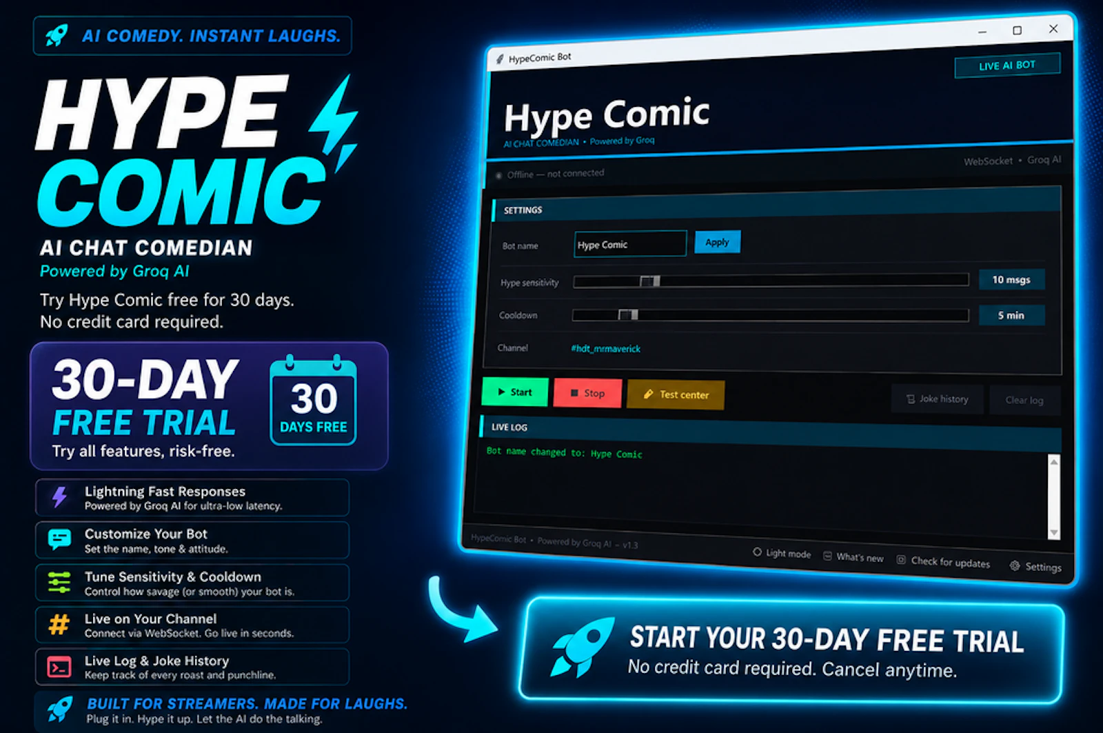 HypeComic Bot — 30 Day Trial screenshot 2
