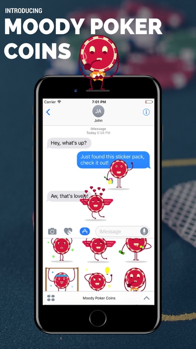 Moody Poker Coins Sticker Pack gallery image