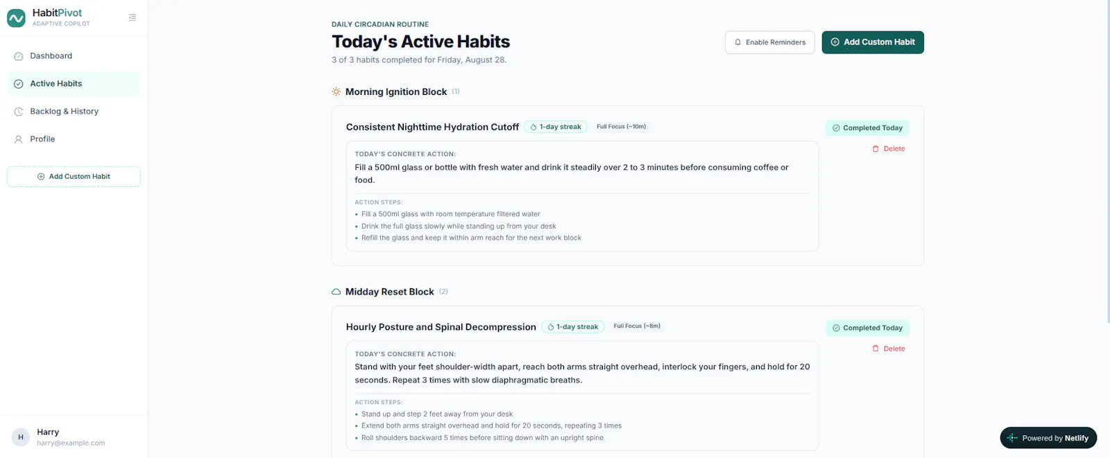 HabitPivot screenshot 5