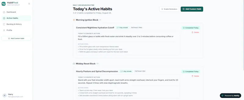 HabitPivot screenshot 5