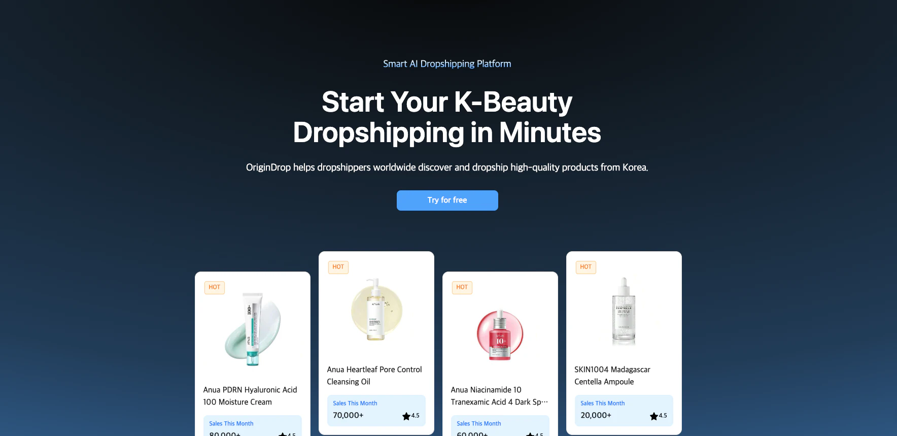 Origin Drop 대표 미리보기