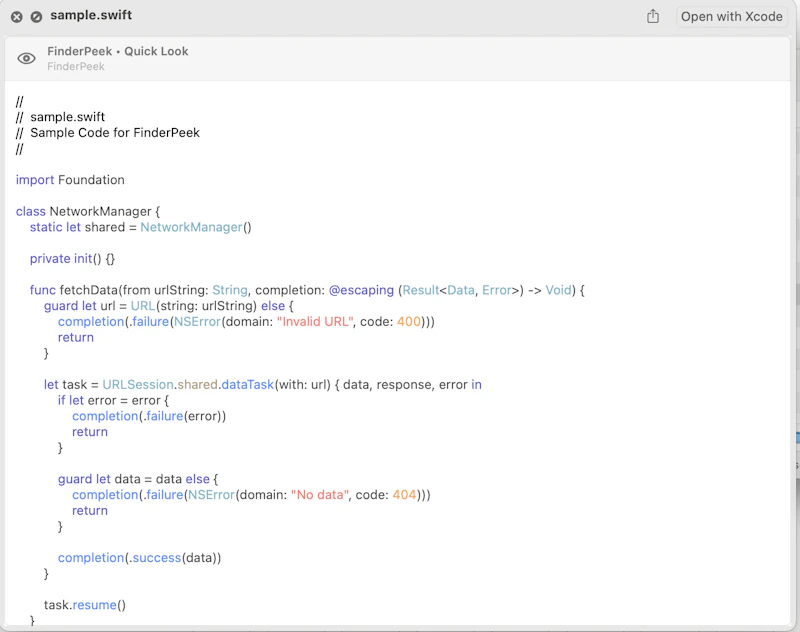 FinderPeek screenshot 4