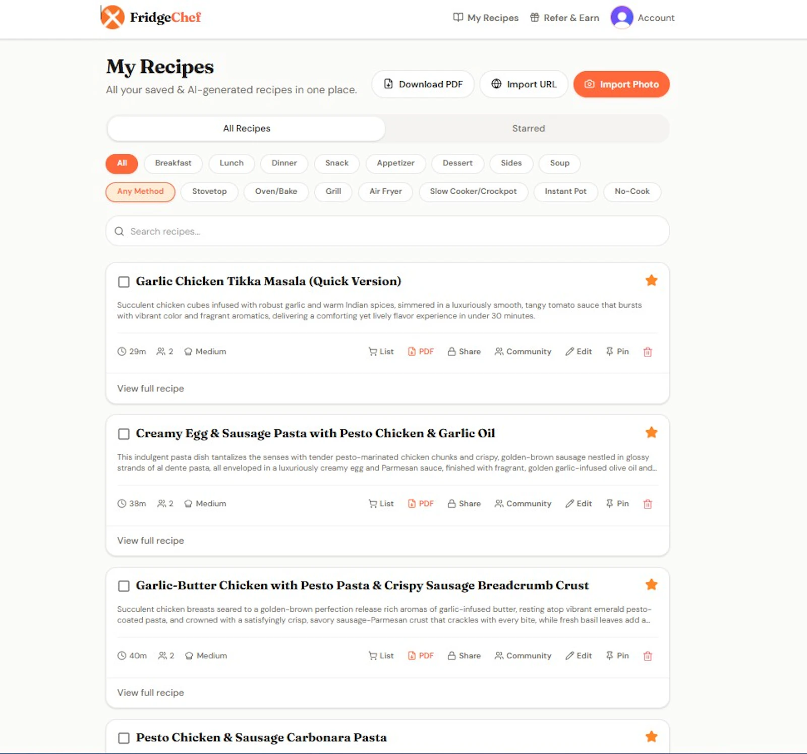 FridgeChef screenshot 5