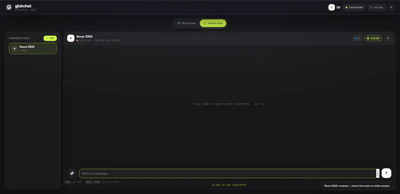 globchat — live & temporary screenshot 4