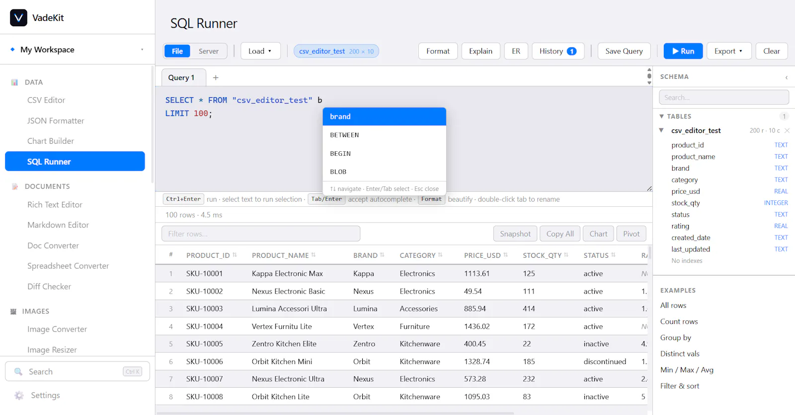 VadeKit screenshot 2