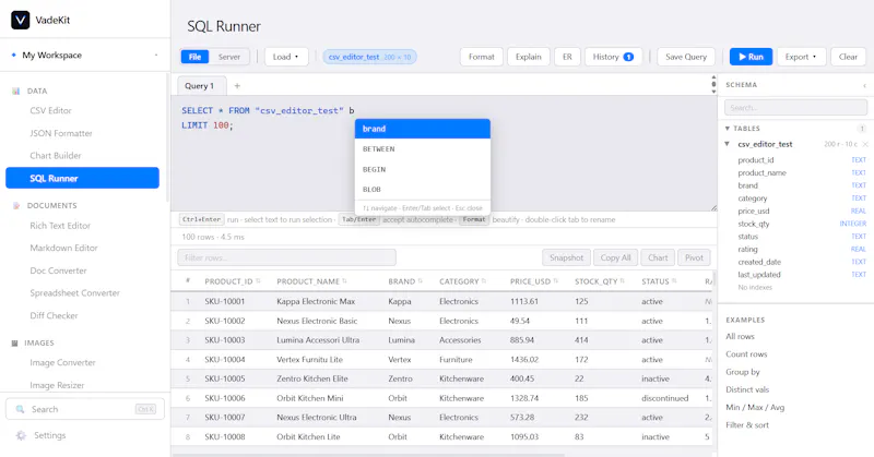 VadeKit screenshot 2