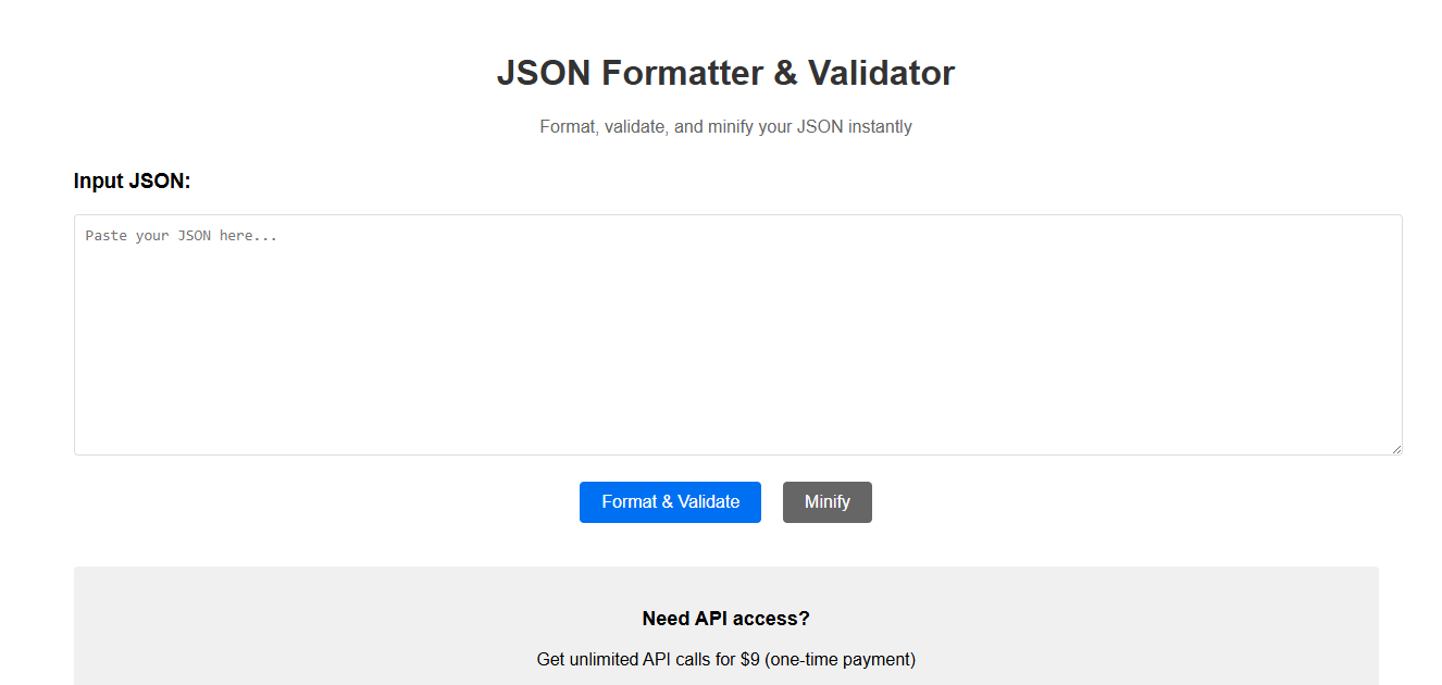 JSON Formatter Tool - Product Hunt launch logo