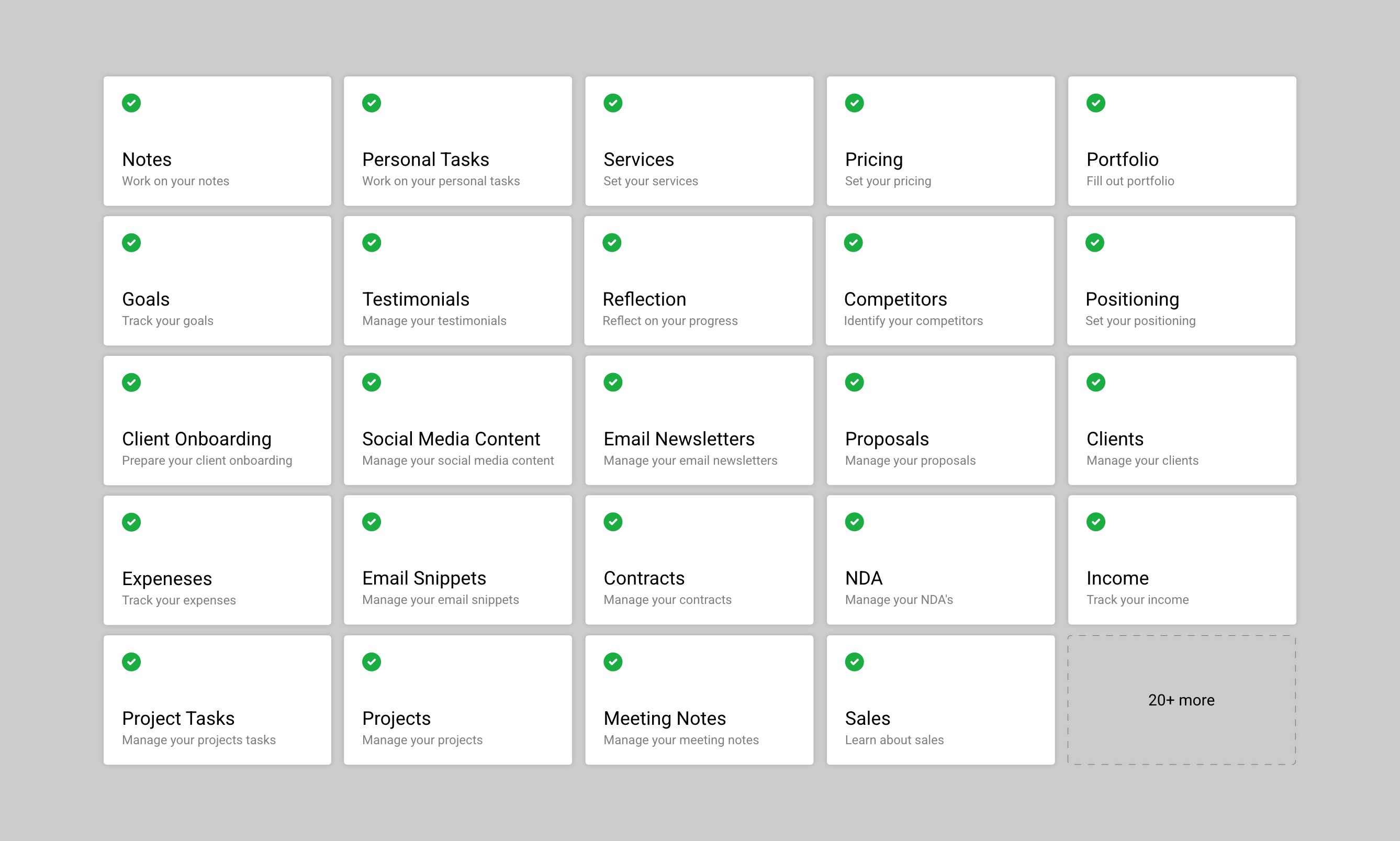 Notion Freelancer Pack gallery image
