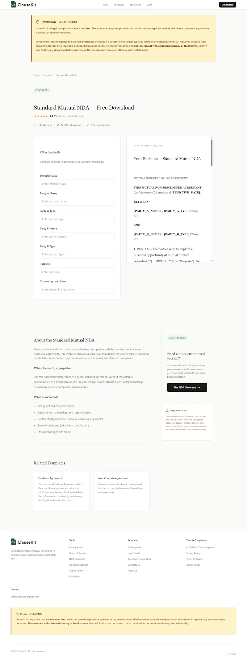 ClauseKit screenshot 3