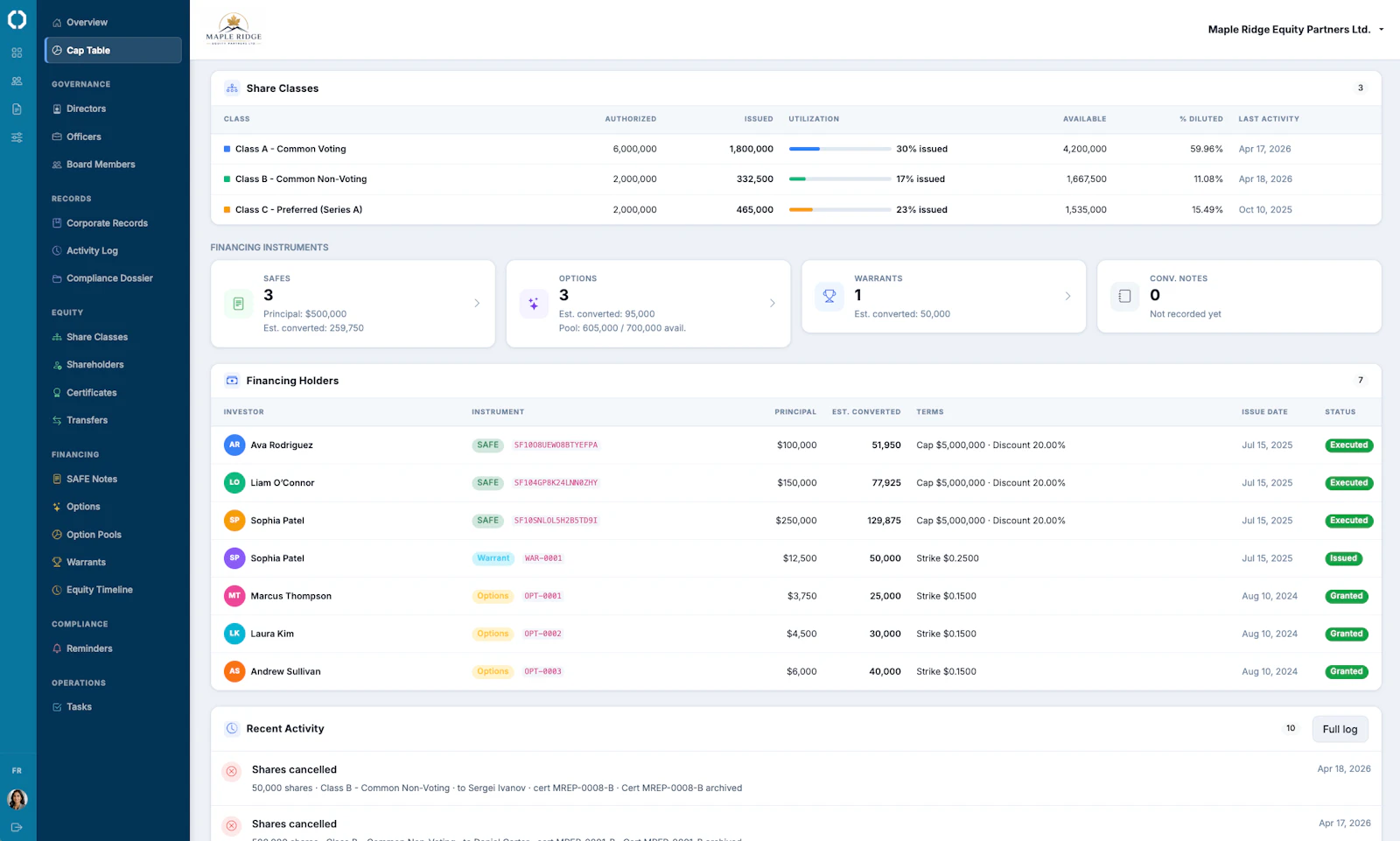 Octelligence screenshot 1